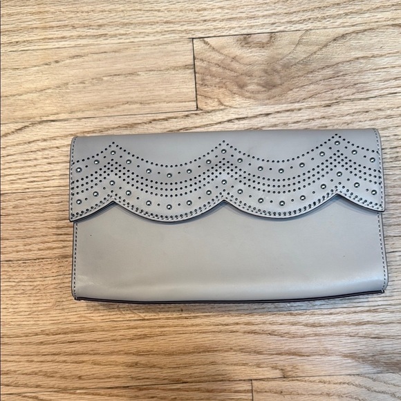 BCBG Max Azria Clutch/Shoulder Bag Gray - Picture 2 of 8